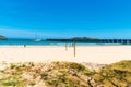 Australian coastal sand beach at Coffs Harbour, Australia