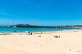Australian coastal sand beach at Coffs Harbour, Australia