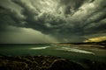 Coffs Harbour storm from Gallows Royalty Free Stock Photo