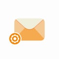 Cog email envelope letter mail message send setup icon