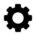 Cog Vector icon which can easily modify or edit Royalty Free Stock Photo