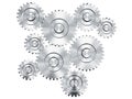 Cog wheels Royalty Free Stock Photo