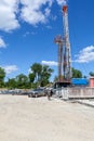 The Marcellus Shale Drilling Construction Site