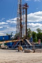 Marcellus Shale Gas Construction Site Royalty Free Stock Photo