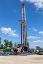 Marcellus Shale Drilling Construction Site Royalty Free Stock Photo