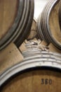 Cognac barrels Royalty Free Stock Photo