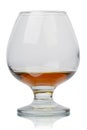 Cognac (brandy) glass Royalty Free Stock Photo