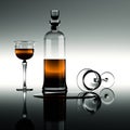 Cognac in a carafe