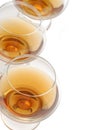 Cognac wineglass background