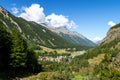 Cogne and the Gran Paradiso National Park Royalty Free Stock Photo