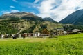 Cogne and the Gran Paradiso National Park Royalty Free Stock Photo