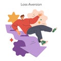 Cognitive Framing. Flat Vector Illustration