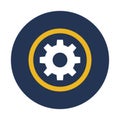 Cogs, customize Vector Icon which can easily modify or edit Royalty Free Stock Photo
