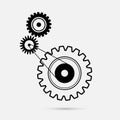 Cogs - Gears Illustration Royalty Free Stock Photo