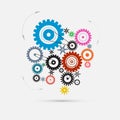 Cogs - Gears Illustration Royalty Free Stock Photo