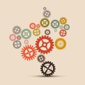 Cogs - Gears Illustration Royalty Free Stock Photo