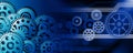 Cogs gears industrial business background. background integration. technology banner background. vector illustration. Royalty Free Stock Photo
