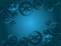 Cogwheel background in vector. Gear Royalty Free Stock Photo