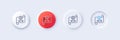 Cogwheel blueprint line icon. Engineering tool sign. Edit settings. Line icons. Vector