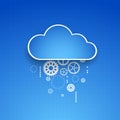 Cogwheel cloud theme.