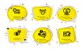 Cogwheel, Local grown and Check eye icons set. Swipe up, Online test and Engineering documentation signs. Vector