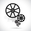 Cogwheel machine