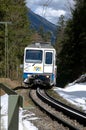 Cogwheel train in motion