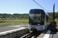 The cogwheel train to climb to the summit of Puy de Dome volcano