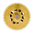 Cogwheel on white background