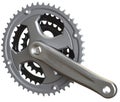 Cogwheels and cranks for bicycle pedals on isolated white background Royalty Free Stock Photo
