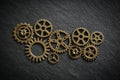 Cogwheels symbolizing teamwork