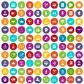 100 coherence icons set color