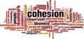 Cohesion word cloud