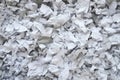 cohesive textures of crumpled office printouts Royalty Free Stock Photo