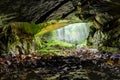 Coiba Mare cave in Romania, entrance