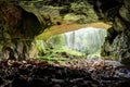 Coiba Mare cave in Romania, entrance