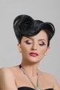 Coiffure quiff Royalty Free Stock Photo