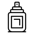 Coiffure spray icon, outline style