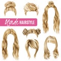 Coiffures For Blond Women Set