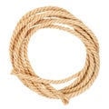 Coil of jute rope