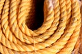 Coil of nylon rope Royalty Free Stock Photo