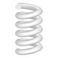 Coil spring icon, realistic style Royalty Free Stock Photo
