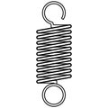 Coil spring steel spring metal spring on white background vector Royalty Free Stock Photo