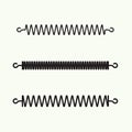 Coil spring vector icon. Royalty Free Stock Photo