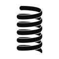 Coil Spring Vector Royalty Free Stock Photo