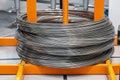 coil with wire for Automatic universal wire Royalty Free Stock Photo