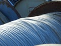 Coiled blue foliage for industrial usage