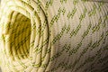 Coiled climbing rope Royalty Free Stock Photo