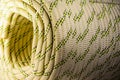 Coiled climbing rope Royalty Free Stock Photo