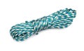 Coiled Nylon Rope isolated Royalty Free Stock Photo